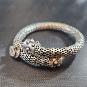 Alex and Ani Silver Mesh Bracelet